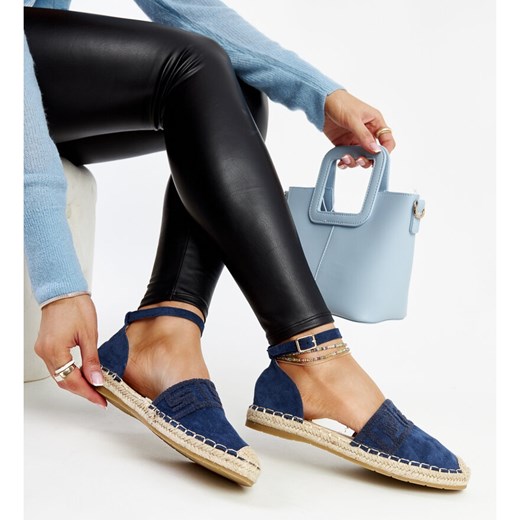 Espadryle damskie z tkaniny 