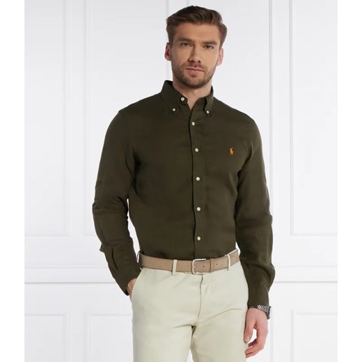 POLO RALPH LAUREN Lniana koszula | Custom fit Polo Ralph Lauren S okazyjna cena Gomez Fashion Store