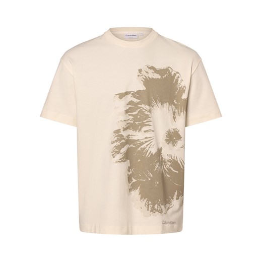 Calvin Klein Koszulka męska Mężczyźni Bawełna waniliowy nadruk ze sklepu vangraaf w kategorii T-shirty męskie - zdjęcie 170719647