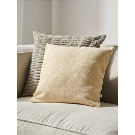 Sinsay - Poszewka na poduszkę - kremowy ze sklepu Sinsay w kategorii Poszewki na poduszki - zdjęcie 170721846