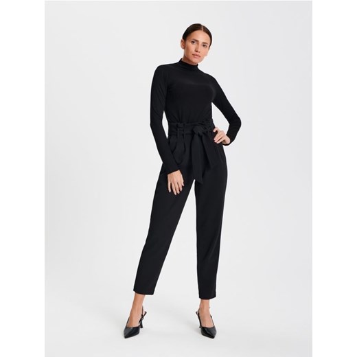 Sinsay - Spodnie eleganckie - czarny ze sklepu Sinsay w kategorii Spodnie damskie - zdjęcie 170722007