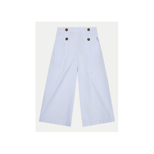 Pepe Jeans Spodnie materiałowe Ollie PG210793 Niebieski Regular Fit ze sklepu MODIVO w kategorii Spodnie dziewczęce - zdjęcie 170726155