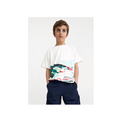 Reima T-Shirt Siirtyy 5200353A Biały Regular Fit ze sklepu MODIVO w kategorii T-shirty chłopięce - zdjęcie 170726226