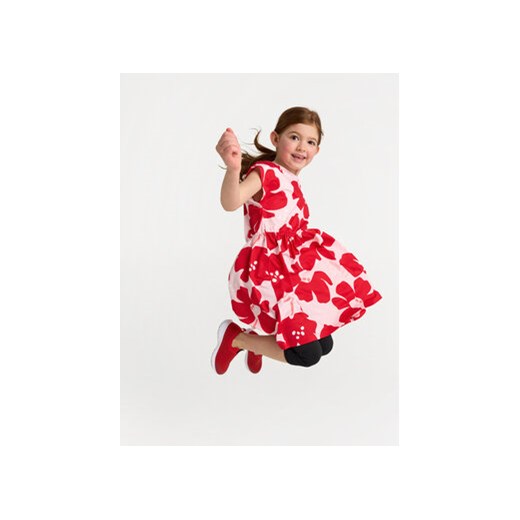 Reima Sukienka letnia Virein 5200343B Czerwony Regular Fit ze sklepu MODIVO w kategorii Sukienki dziewczęce - zdjęcie 170726439