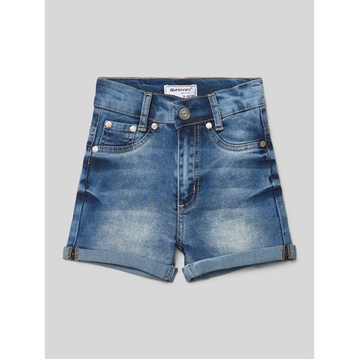 Szorty jeansowe o kroju slim fit z 5 kieszeniami ze sklepu Peek&Cloppenburg  w kategorii Spodenki dziewczęce - zdjęcie 170726568