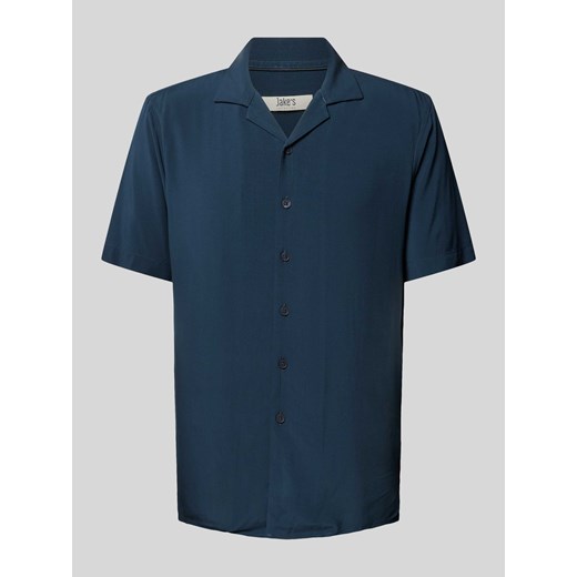 Koszula casualowa o kroju regular fit z wiskozy ze sklepu Peek&Cloppenburg  w kategorii Koszule męskie - zdjęcie 170726627