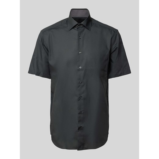 Koszula biznesowa o kroju modern fit z rękawem o dł. 1/2 ze sklepu Peek&Cloppenburg  w kategorii Koszule męskie - zdjęcie 170726678