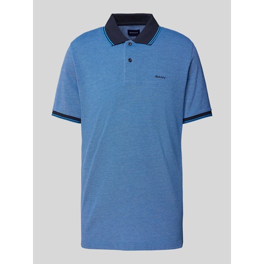 Koszulka polo o kroju slim fit z wyhaftowanym logo ze sklepu Peek&Cloppenburg  w kategorii T-shirty męskie - zdjęcie 170726769