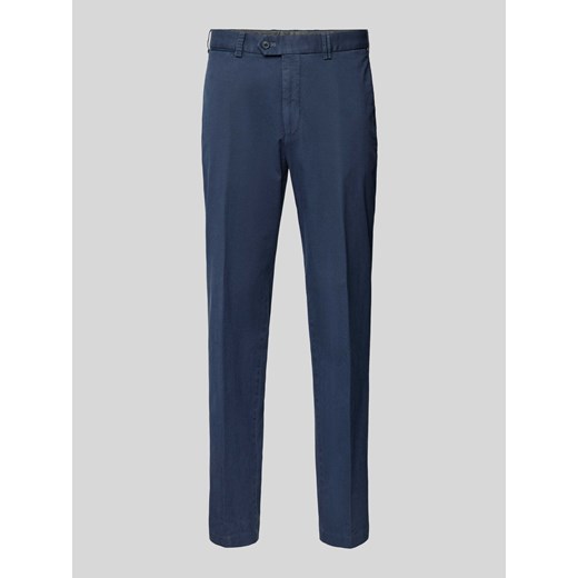 Spodnie o kroju slim fit w kant model ‘Teaker’ ze sklepu Peek&Cloppenburg  w kategorii Spodnie męskie - zdjęcie 170726896