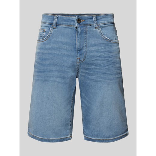 Szorty jeansowe o kroju regular fit z 5 kieszeniami model ‘SEATLE’ ze sklepu Peek&Cloppenburg  w kategorii Spodenki męskie - zdjęcie 170726957
