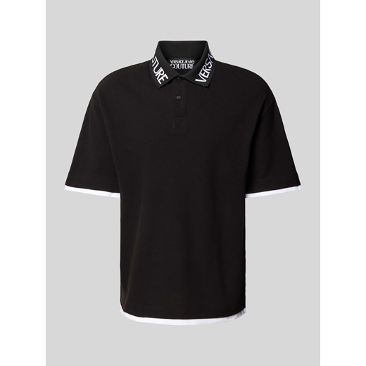 Koszulka polo z nadrukiem z logo ze sklepu Peek&Cloppenburg  w kategorii T-shirty męskie - zdjęcie 170727008
