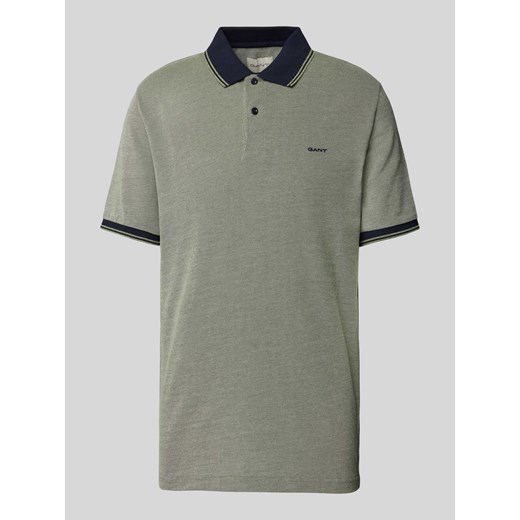 Koszulka polo o kroju slim fit z wyhaftowanym logo ze sklepu Peek&Cloppenburg  w kategorii T-shirty męskie - zdjęcie 170727066
