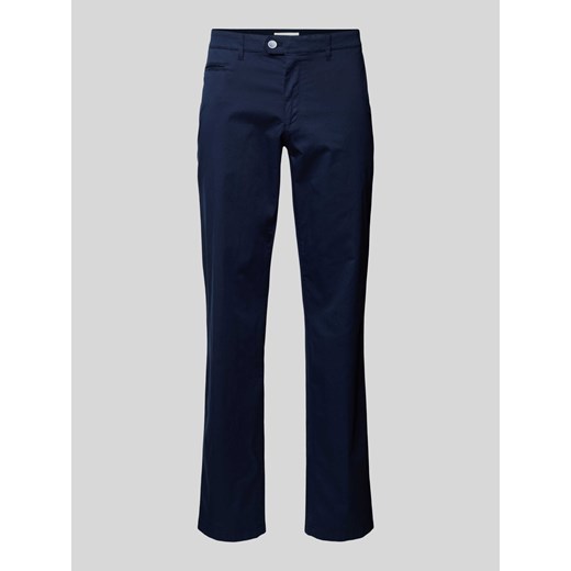 Spodnie w jednolitym kolorze model ‘EVEREST’ ze sklepu Peek&Cloppenburg  w kategorii Spodnie męskie - zdjęcie 170727248