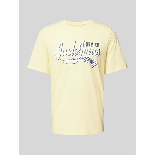 T-shirt z nadrukiem z logo ze sklepu Peek&Cloppenburg  w kategorii T-shirty męskie - zdjęcie 170727286