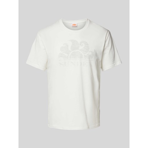 T-shirt z nadrukiem z logo ze sklepu Peek&Cloppenburg  w kategorii T-shirty męskie - zdjęcie 170727625