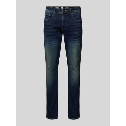 Jeansy o kroju slim fit z 5 kieszeniami ze sklepu Peek&Cloppenburg  w kategorii Jeansy męskie - zdjęcie 170727708