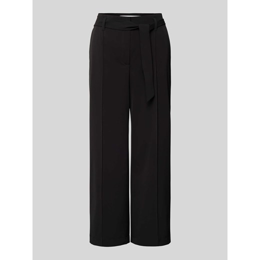 Spodnie materiałowe o kroju regular fit z przeszytym kantem model ‘AGATHA’ ze sklepu Peek&Cloppenburg  w kategorii Spodnie damskie - zdjęcie 170727797