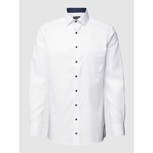 Koszula biznesowa o kroju Modern Fit z kołnierzykiem typu kent ze sklepu Peek&Cloppenburg  w kategorii Koszule męskie - zdjęcie 170727835