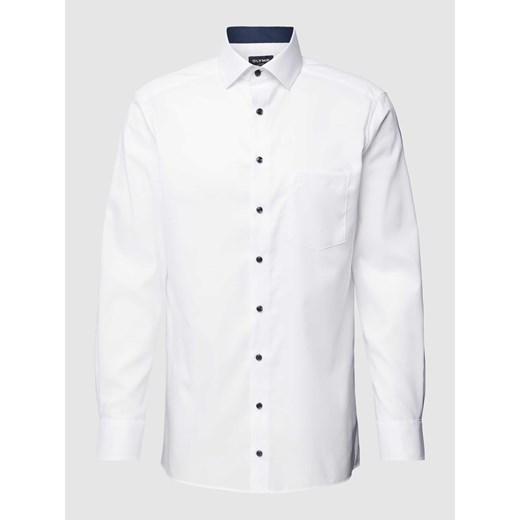 Koszula biznesowa o kroju modern fit z kołnierzykiem typu kent ze sklepu Peek&Cloppenburg  w kategorii Koszule męskie - zdjęcie 170727835