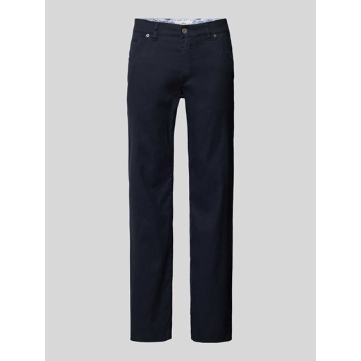 Spodnie w jednolitym kolorze model ‘CADIZ’ ze sklepu Peek&Cloppenburg  w kategorii Spodnie męskie - zdjęcie 170727909