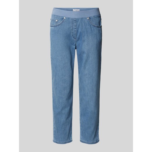 Jeansy z elastycznym pasem model ‘Pamina’ ze sklepu Peek&Cloppenburg  w kategorii Jeansy damskie - zdjęcie 170727957