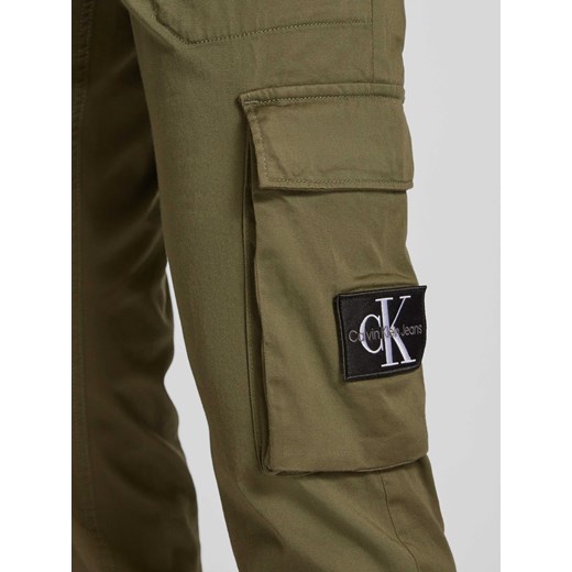 Spodnie cargo o kroju skinny fit z elastycznym pasem XXL Peek&Cloppenburg 