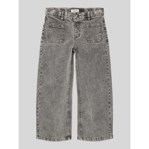 Jeansy z nakładanymi,wpuszczanymi kieszeniami model ‘BELLA’ ze sklepu Peek&Cloppenburg  w kategorii Spodnie dziewczęce - zdjęcie 170728515