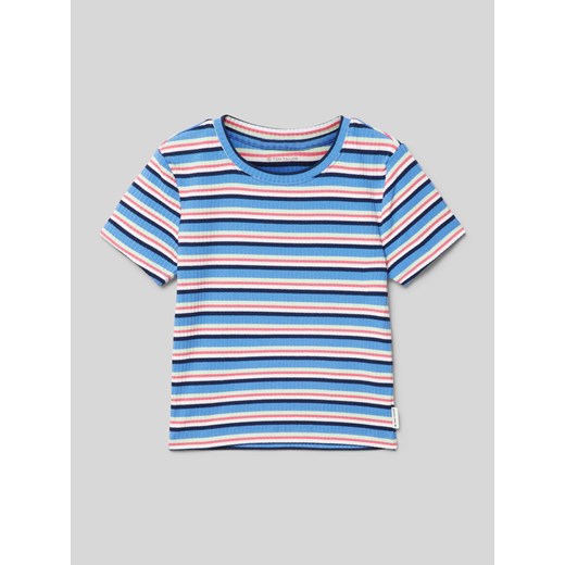 T-shirt w paski ze sklepu Peek&Cloppenburg  w kategorii Bluzki dziewczęce - zdjęcie 170728858