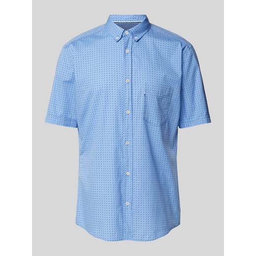 Koszula casualowa o kroju regular fit ze wzorem na całej powierzchni ze sklepu Peek&Cloppenburg  w kategorii Koszule męskie - zdjęcie 170728906