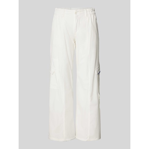Spodnie cargo o kroju slim fit z elastycznym pasem ze sklepu Peek&Cloppenburg  w kategorii Spodnie damskie - zdjęcie 170729017