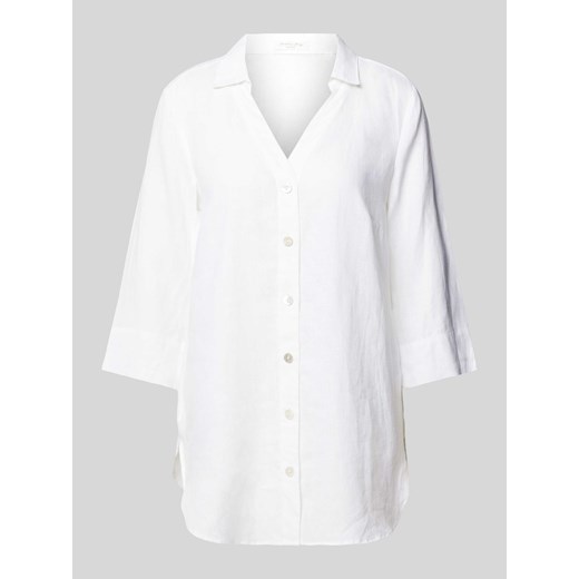 Bluzka z lnu z rękawem o dł. 3/4 ze sklepu Peek&Cloppenburg  w kategorii Koszule damskie - zdjęcie 170729087