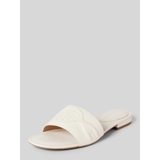 Sandały skórzane w jednolitym kolorze model ‘ALEGRA III’ ze sklepu Peek&Cloppenburg  w kategorii Klapki damskie - zdjęcie 170729105
