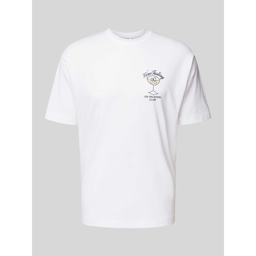 T-shirt z okrągłym dekoltem model ‘Team’ ze sklepu Peek&Cloppenburg  w kategorii T-shirty męskie - zdjęcie 170729119