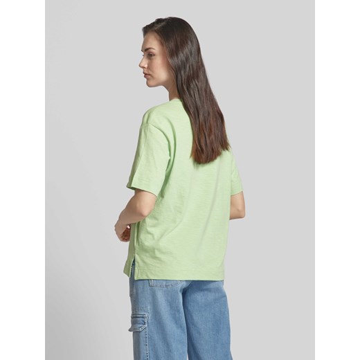 Bluzka damska zielona Esprit z krótkim rękawem casual 