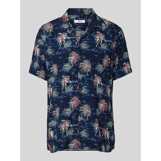 Koszula casualowa z wiskozy ze wzorem na całej powierzchni ze sklepu Peek&Cloppenburg  w kategorii Koszule męskie - zdjęcie 170729417