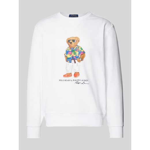 Bluzka z długim rękawem i nadrukiem z motywem i logo ze sklepu Peek&Cloppenburg  w kategorii Bluzy męskie - zdjęcie 170729915
