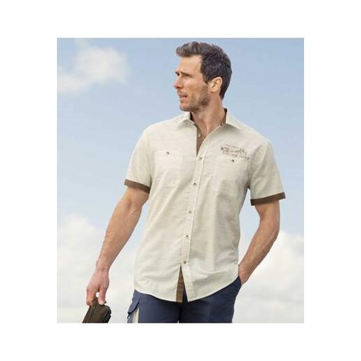 Koszula z tkaniny flammé Sahara ze sklepu Atlas For Men w kategorii Koszule męskie - zdjęcie 170730177