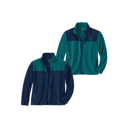 Zestaw 2 polarowych bluz Sport Team ze sklepu Atlas For Men w kategorii Bluzy męskie - zdjęcie 170730216
