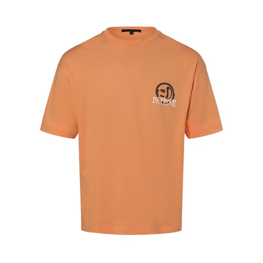 Drykorn Koszulka męska - Anayo Mężczyźni Bawełna pomarańczowy nadruk ze sklepu vangraaf w kategorii T-shirty męskie - zdjęcie 170731506