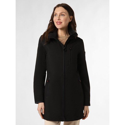 Wellensteyn Damski płaszcz funkcyjny Kobiety Sztuczne włókno czarny jednolity ze sklepu vangraaf w kategorii Płaszcze damskie - zdjęcie 170731516