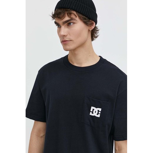 DC t-shirt bawełniany męski kolor czarny z nadrukiem ADYZT05377 ze sklepu ANSWEAR.com w kategorii T-shirty męskie - zdjęcie 170734146