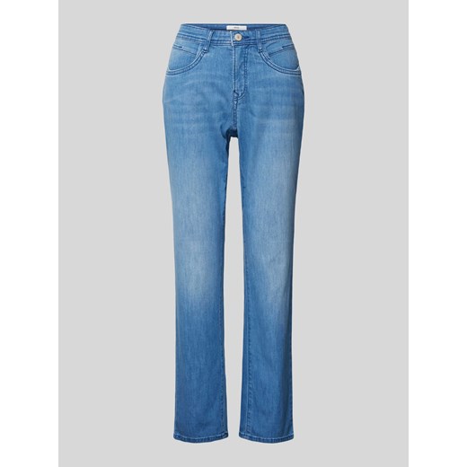 Jeansy z prostą nogawką i wpuszczanymi kieszeniami model ‘STYLE.CAROLA’ 36S Peek&Cloppenburg 