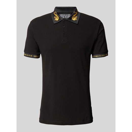 Koszulka polo z nadrukiem z logo ze sklepu Peek&Cloppenburg  w kategorii T-shirty męskie - zdjęcie 170737097