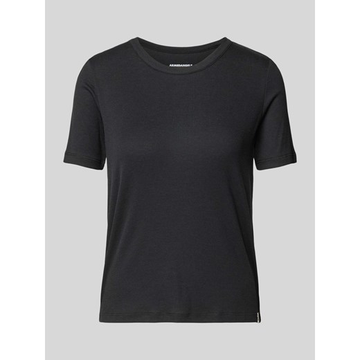 T-shirt z prążkowaniem model ‘GENEVRAA’ ze sklepu Peek&Cloppenburg  w kategorii Bluzki damskie - zdjęcie 170737237