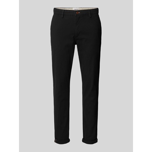 Spodnie o kroju slim fit ze szlufkami na pasek model ‘MARCO’ ze sklepu Peek&Cloppenburg  w kategorii Spodnie męskie - zdjęcie 170737239