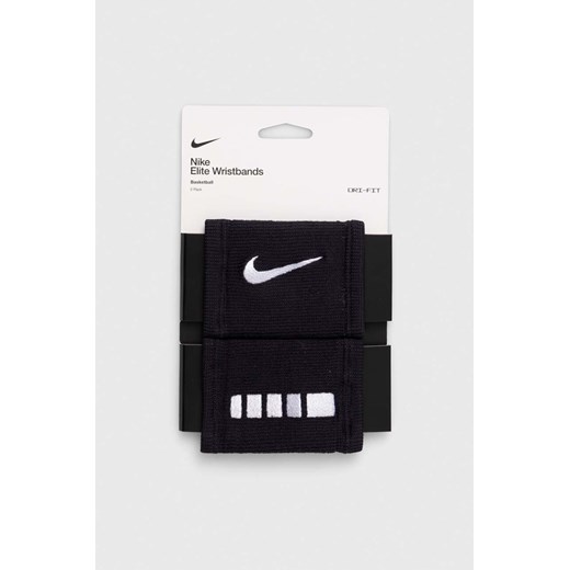Nike opaski na nadgarstek 2-pack kolor czarny ze sklepu ANSWEAR.com w kategorii Dodatki męskie - zdjęcie 170739455