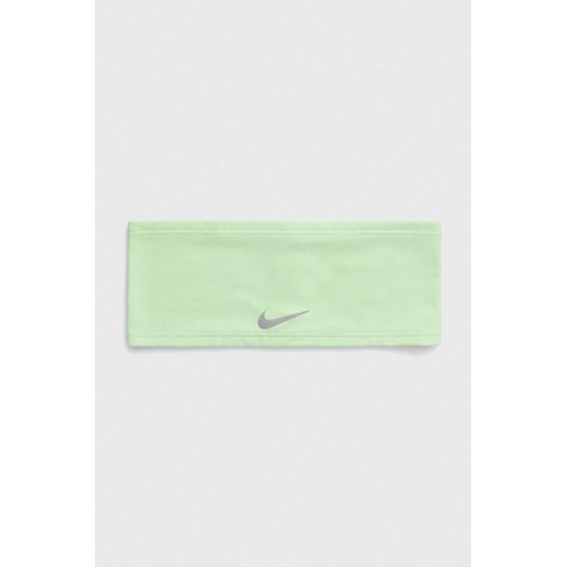 Nike opaska na głowę kolor zielony ze sklepu ANSWEAR.com w kategorii Dodatki męskie - zdjęcie 170739457