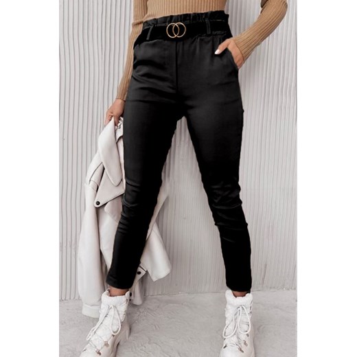 Spodnie BONTENA BLACK ze sklepu Ivet Shop w kategorii Spodnie damskie - zdjęcie 170739798