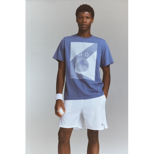 H & M - T-shirt sportowy DryMove - Niebieski H & M XS H&M