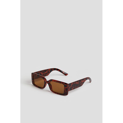 H & M - Prostokątne okulary przeciwsłoneczne - Beżowy ze sklepu H&M w kategorii Okulary przeciwsłoneczne dziecięce - zdjęcie 170740105